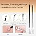 Pimple Popper Tool Kit， Aooeou 10 Pcs Professional Blackhead Remover Tool -Stainless Steel Pimple Extractor,acne tools for Blemish, Whitehead Popping, Zit Removing for Nose Face