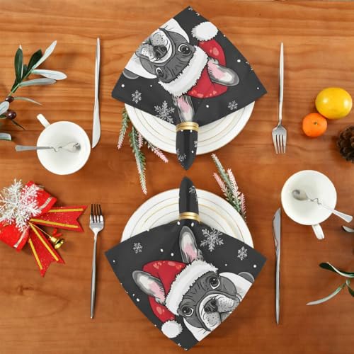 Servilletas de Tela Navidad Multicolor 20x20 Pulgadas x6 miniatura 5