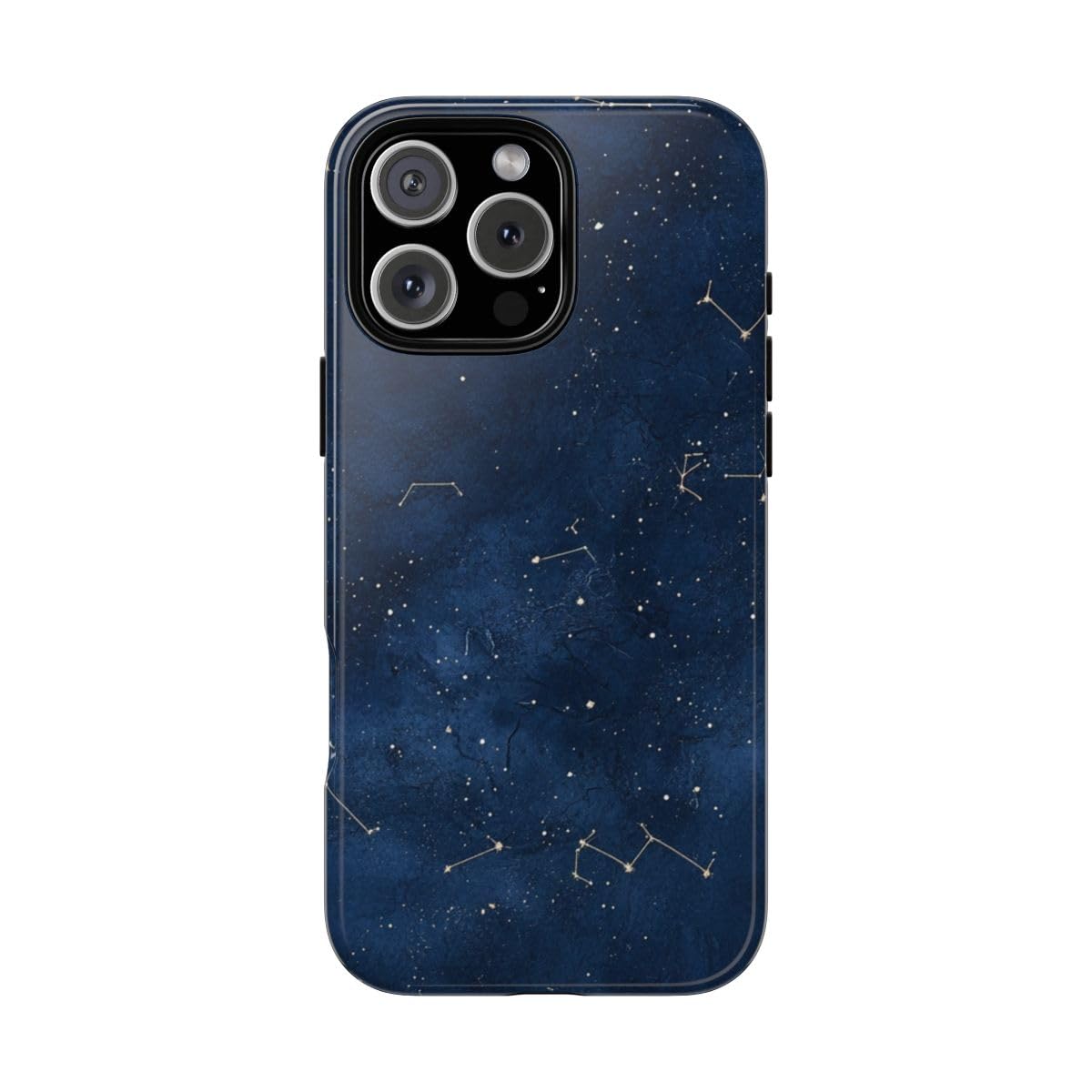 Coque iPhone 16 Pro Max constellation anti-choc avec finition brillante