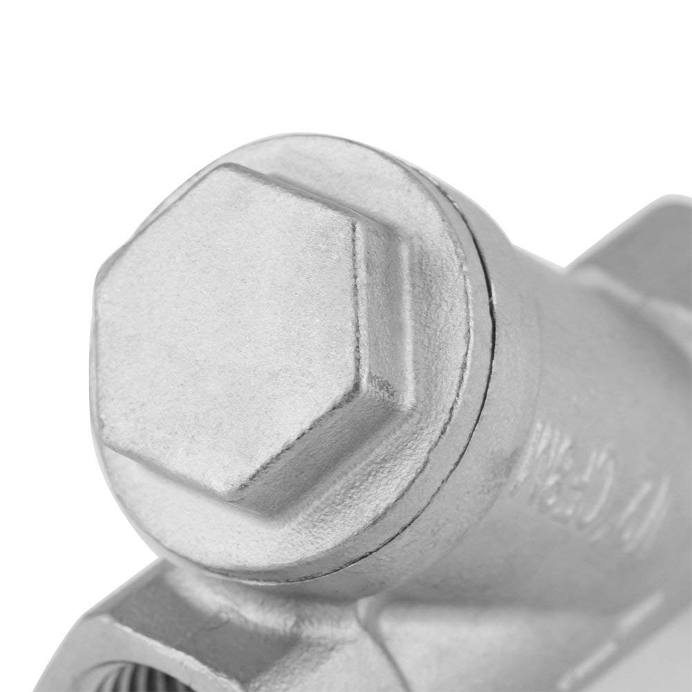 Filtro De Agua Y Gas Acero Inoxidable 1/2 Pulgada Rosca PT DN15