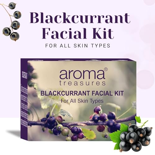 Image of Aroma treasures Blackcurrant Facial Kit for all skin type (One time use kit)