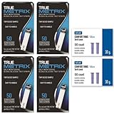 TRUE Metrix Blood Glucose Test Strips 200 Count, with 200 Stat 30-Gauge Lancets