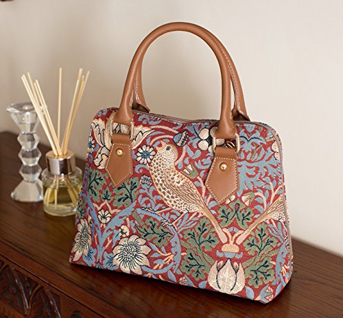 Willam Morris Tapestry Fashion Handbag / Shoulder bag in Strawberry Thief