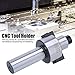 High Speed Steel CNC Tool Holder C20 FMB22 Industrial Accessory for Milling Machine Lathe Quenched and Hardened Non Coated Collet Chuck for Inner Hole Milling Cutter