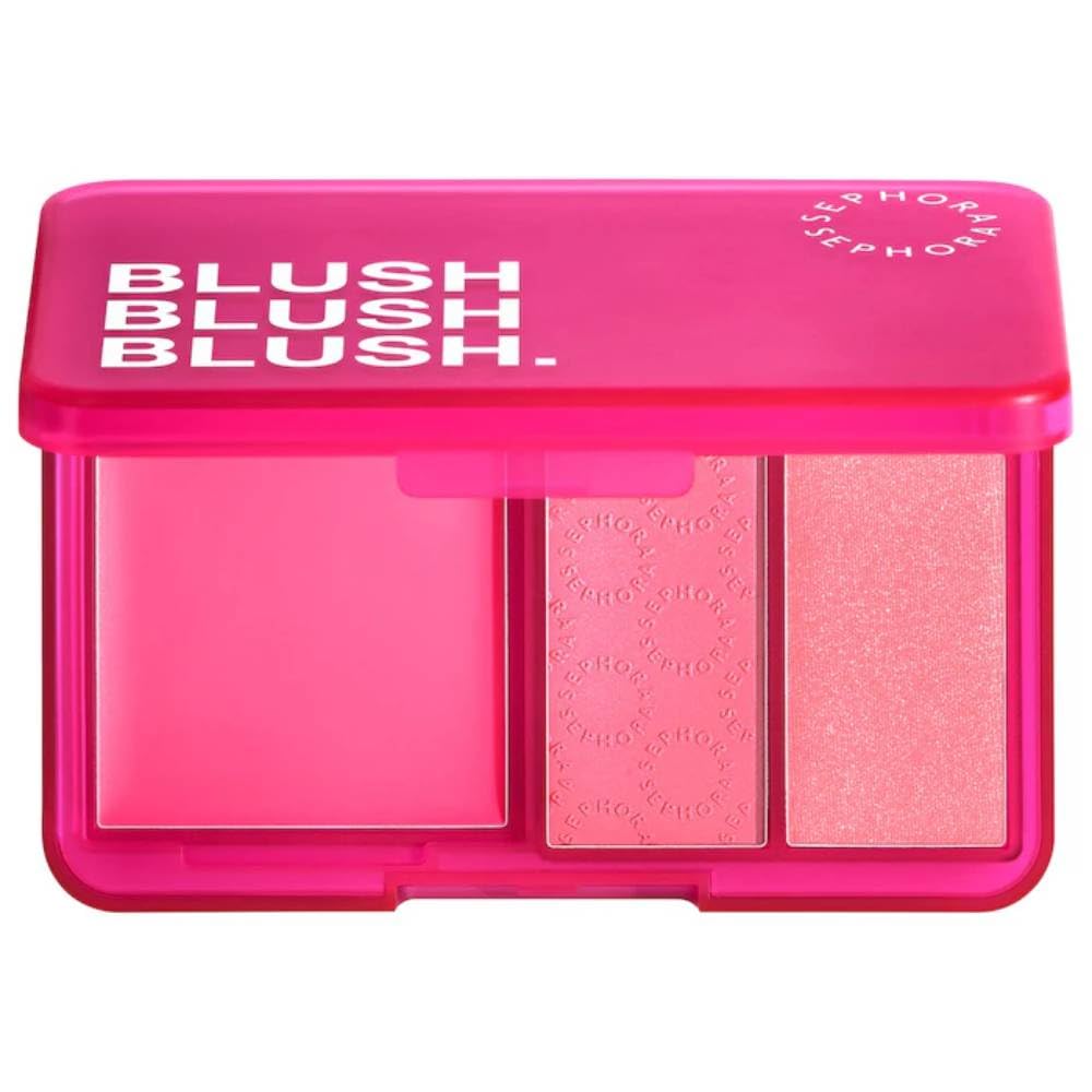SEPHORA Colección Blush Cream & Powder Paleta – 01 Candy Lover – (Fresh Pink Blush Palette)