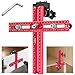Cabinet Hardware Jig – Adjustable Drill Guide Template for Knobs & Handles Precision Hole Locator for DIY Cabinet Installation Fits 2.5