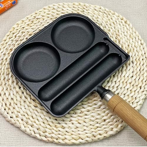 Poêle à omelette 4 compartiments pour cuire sans mélanger - 8