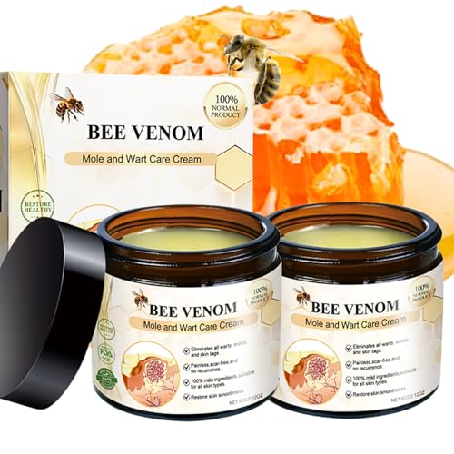 Bee Venom Skin Treatment Cream, 2PC Bee Venom Wart And Tag R
