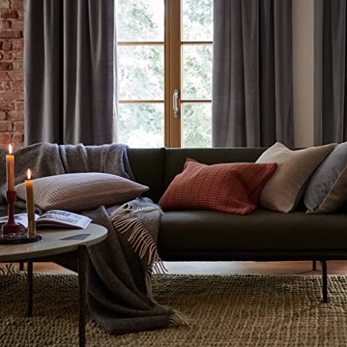 URBANARA Tagesdecke/Plaid Anadia – 100% Reine Baumwolle – weiche Decke als Bettüberwurf oder Kuscheldecke im Wohnzimmer, Schlafzimmer, Garten oder auf dem Balkon – Jacquard-Bindung - Senfgelb - Image 7
