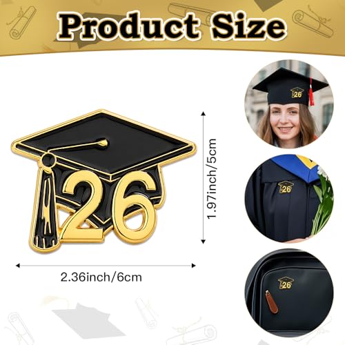 Image of Graduation Enamel Pins 1pcs for High School College
