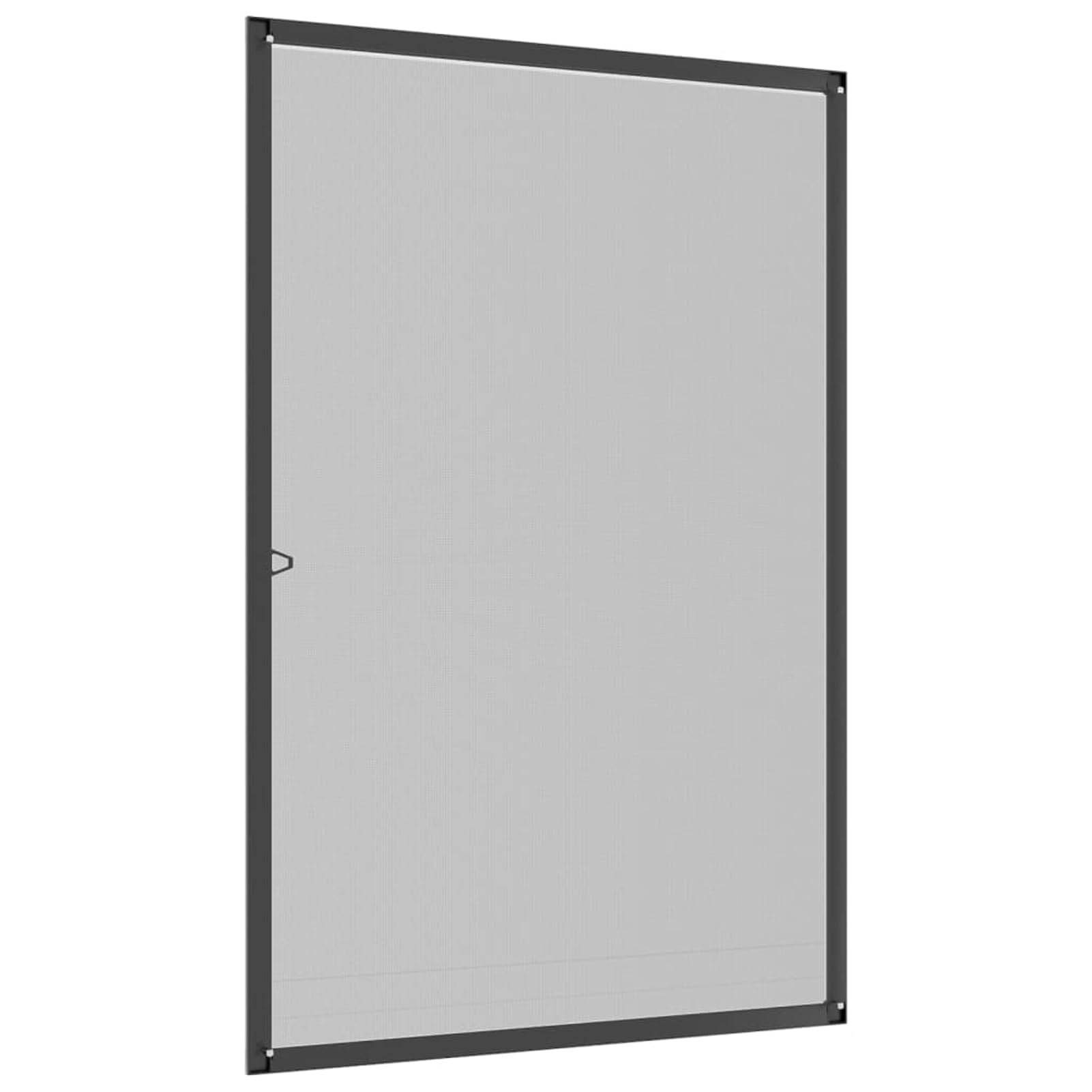 Gecheer Insektenschutzgitter, Aluminiumrahmen mit feinem Fiberglasnetz, Fliegengitter für Fenster anthrazit 90x120 cm, für Wohnräume und Schlafzimmer