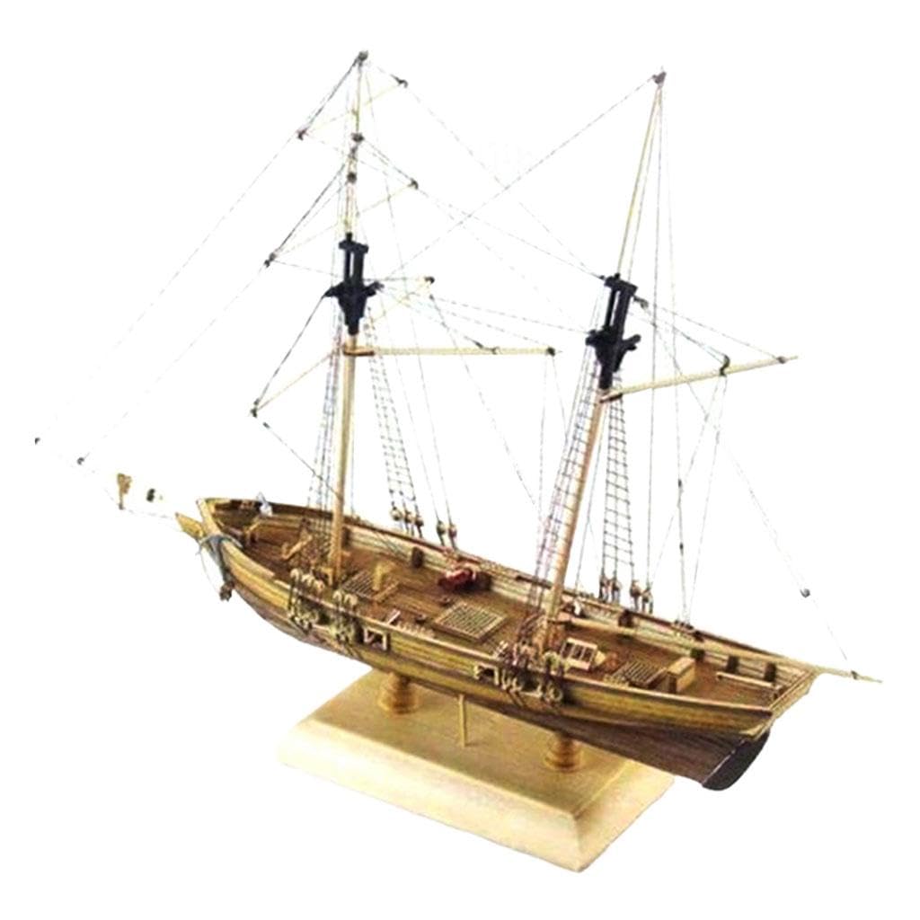 ECOMISTIQ® Wooden Ship Model Kits DIY Sailing Boat Model Kit for Home Assembly Kids Toy|Home & Garden |Fishing|Other Home Décor-image-5