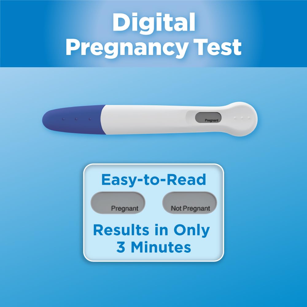 Amazon Basic Care Digital Pregnancy Test (Pack of 2)