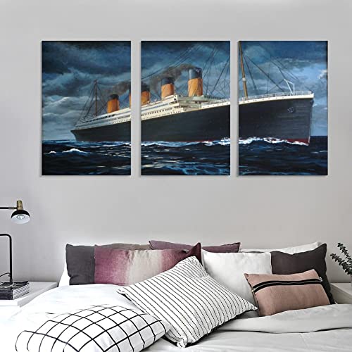 Titanic Cruise Ship Sailing Posters Poster Frames Wall Decoration Posters & Prints Wallpaper Bedroom Decoration Wall Art Poster Printer 24X36Inch(60X90Cm) #TOP3
