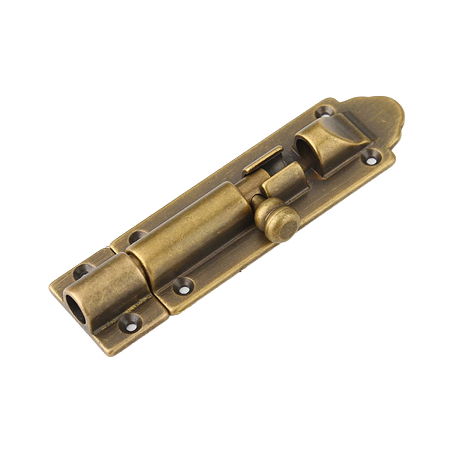 Cgjsefh One Color Door Latch, Bolt Lock Sliding Latch 4 Inches Slide Thickened For Door(2Cm)