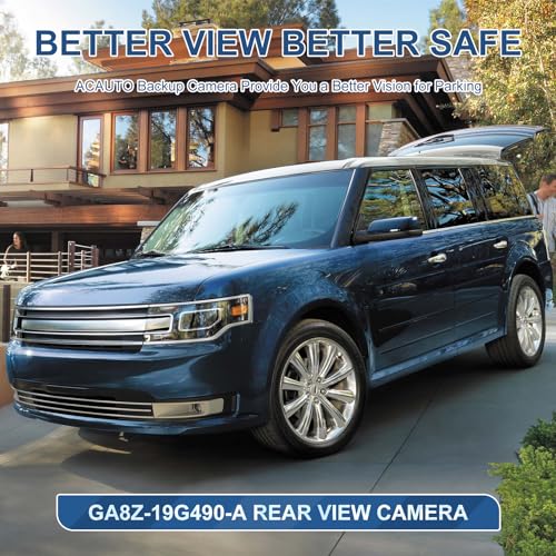 Image of Rear View Backup Reverse Camera Fit for Ford Flex 2013-2019,Safety Parking Back Up Assist Camera OE Number GA8Z-19G490-A EA8Z-19G490-A DA8Z-19G490-A DA8Z-19G490-C