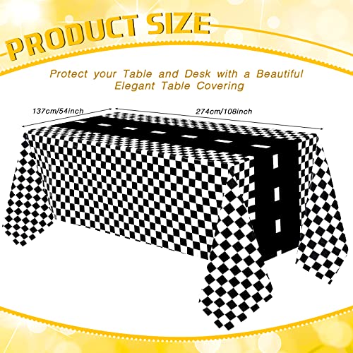 Car Birthday Decorations Racing Party Supplies Road Tablecloth Racetrack Tablecloth Racetrack Table Runner Tablecovers For Kids Racing Car Theme Birthday Party, 54 X 108 Inch (Classic Style, 2 Sheets) #TOP1