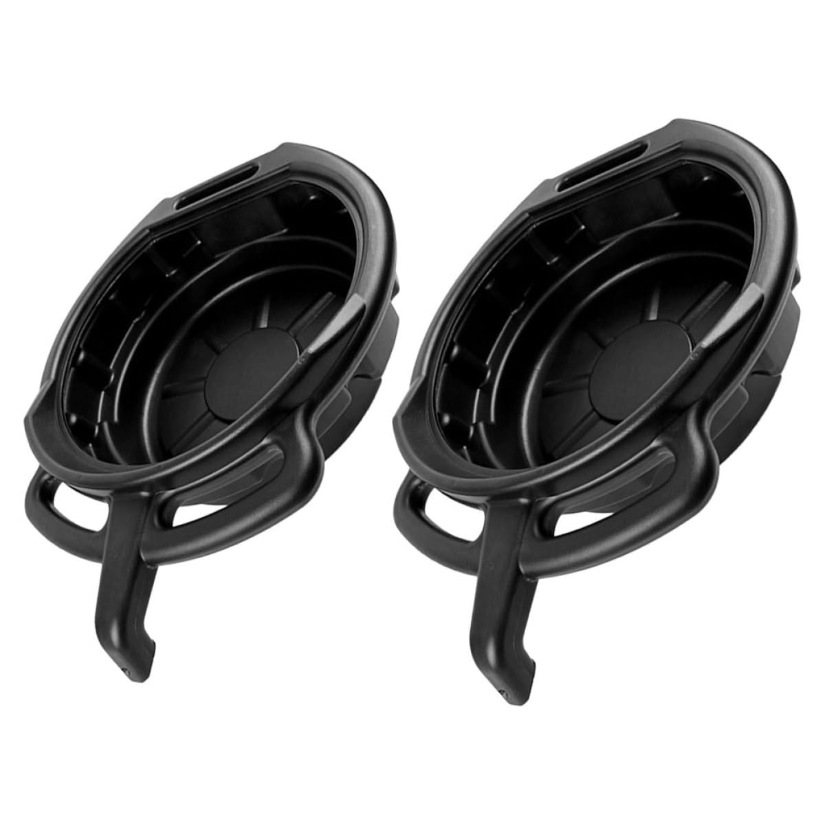 ULTECHNOVO Bandeja de Drenaje Automotor 2 Piezas 10l y 15l para Aceite Usado, Contenedores de Almacenamiento Resistentes de PE para Mantenimiento y Reparación de Motor