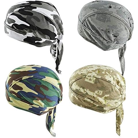GUIFIER Gorro Bandana Ciclismo Sombrero Pirata Hombre Cover