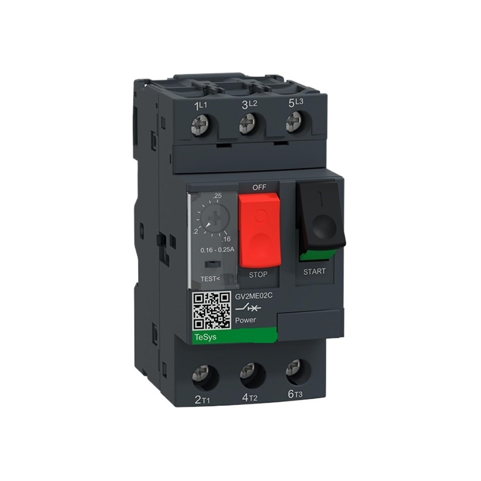 CLBSWYEJK Motor Circuit Breaker Switch Button GV2ME01C/02C/03C/04C/05C/06C/07C/08C/10C/14C/16C/20C/21C/22C/32C(GV2ME08C)