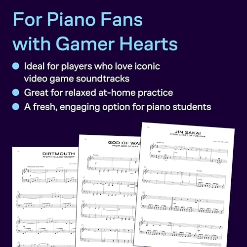 Popular Video Game Themes - Easy Piano Solo | Intermediate Piano Sheet Music for Gamers and Students | 24 Video Game Songbook Selections for Recitals and Home Practice | Piano Music Book for Teachers - image 3