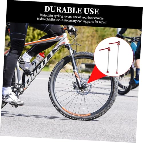 Brochette de vélo accessoires de cyclisme axe de roue alliage de titane léger - 7