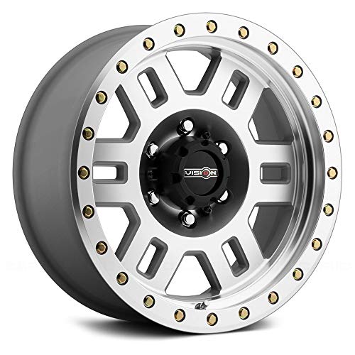 Vision 398 Manx Beadlock 17x9.5 8x6.5" -32mm Unfinished Wheel Rim 17" Inch