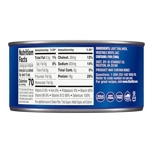 Image of StarKist Chunk Light Tuna In Water, 12 Oz