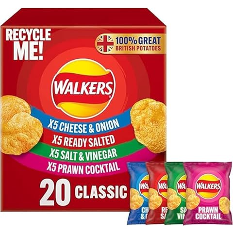 Walkers Classic Variety Multipack Crisps 20x25g Cover