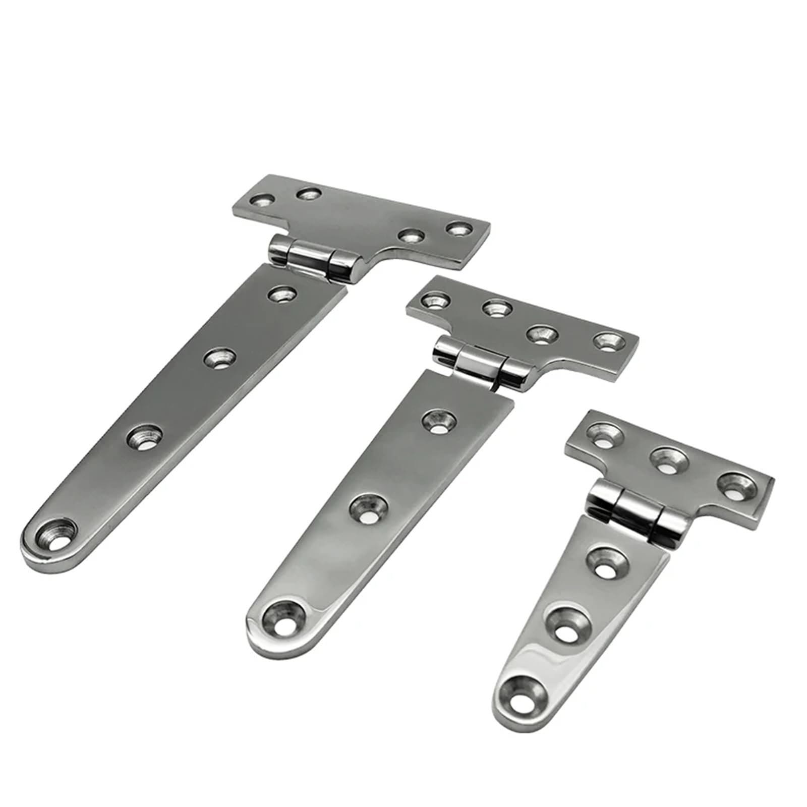 Bisagras de acero inoxidable 316 de alta resistencia for cobertizos, puertas de madera y portones, herrajes for bisagras en T, 1 unidad(200x100mm)