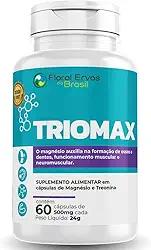 Triomax 60 Cáps. Magnésio Treonato Dimalato Cloreto Quelato