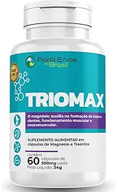Triomax 60 Cáps. Magnésio Treonato Dimalato Cloreto Quelato