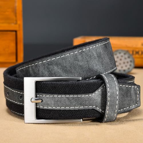 Canvas Web Belts For Men, Comfort Stretch Casual Fabric Belt, Classic Designs For Work And Casual3