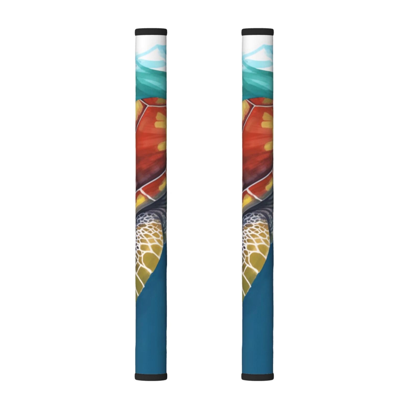 VGFJHNDF Refrigerator Door Handle Covers 2-Pack, Sea Turtle prin Printed Protect and Decorate for Fridge Ovens Dishwashers