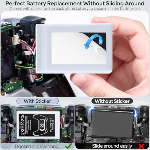 Image of New World Replacement Battery Pack for PS5 Controller, 8880mWh High Capacity, Rechargeable Li-ion Battery Pack for PS5 Controller - 1 pc
