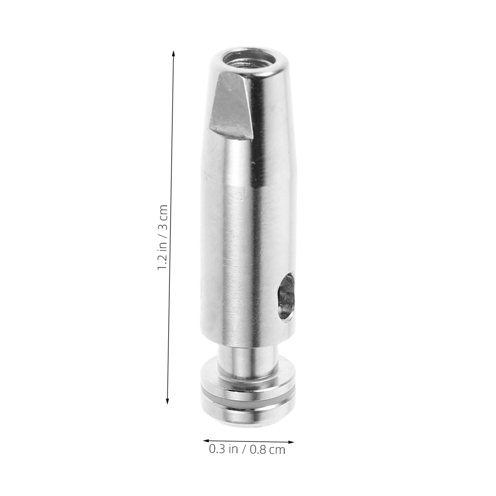 Happyyami Fencing Replacement Sword Head Fencing Foil Sword Tip Practice Swords Fencing Foil Sword Practice Arrows Tips Fencing Epee Foil Hand Cord Fencing Gear Silver Stainless Steel