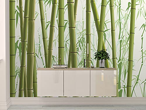 Oedim Fotomural Vinilo Pared Bambu Fotomural para Paredes, Vinilo Decorativo, Decoración comedores, Salones, Habitaciones.