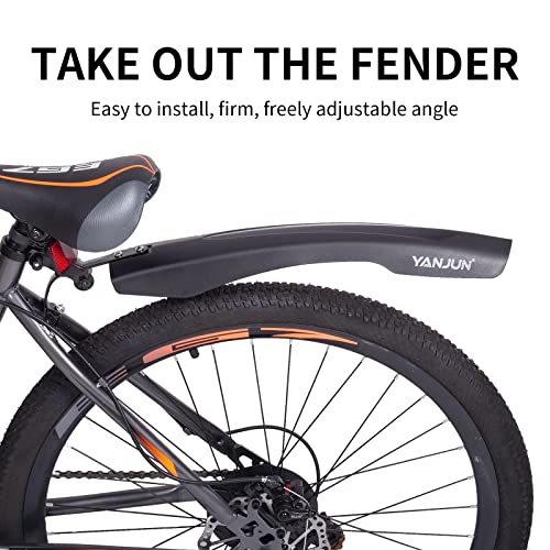image for LPOOR Bike Fender ，Universal Front Rear Adjustable Mountain Bike Mud