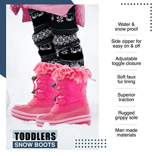 NORTY Waterproof Artic Snow Boots Rated Below Zero for Toddler Kids Boys and Girls4