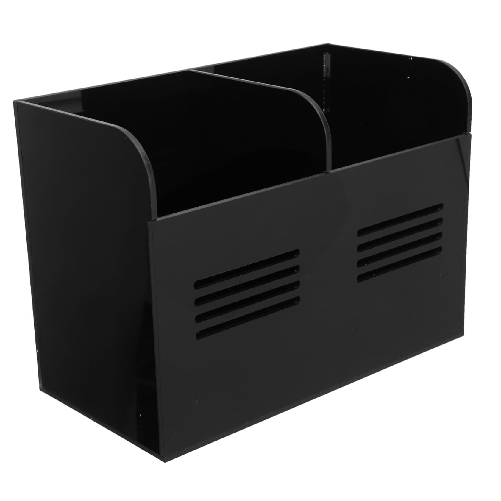 Acryl Strohhalmspenderbox für Schrank und Küchentheke Schwarz
