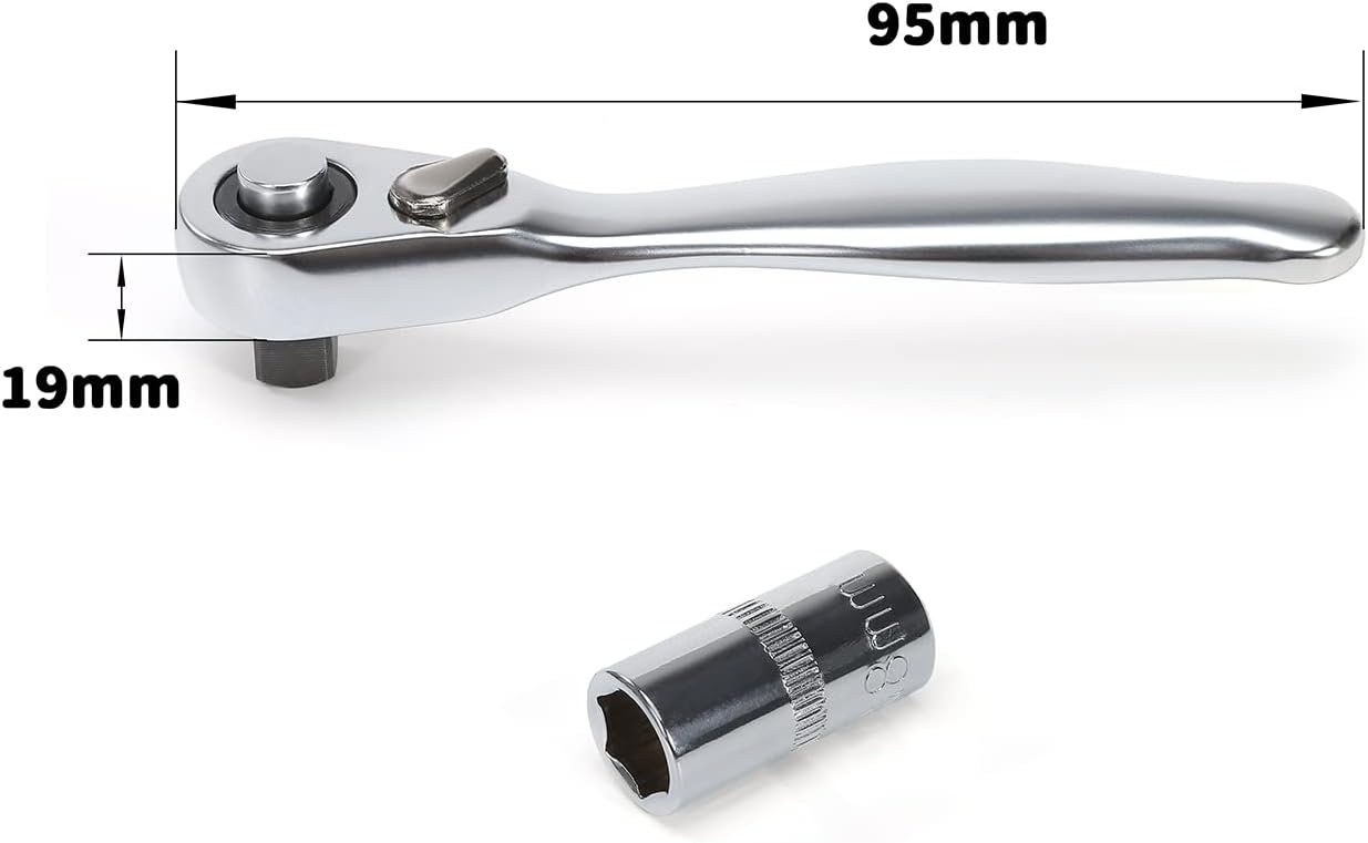 9pcs RC FPV Tools Kits Hex Screw Driver Set Allen Key Wrenches Sets 1.5mm 2.0mm 2.5mm 8.0 Box Hexagon Head Screwdriver 72 Teeth Mini Ratchet Socket Prop Car Repair for Drone Frame Model