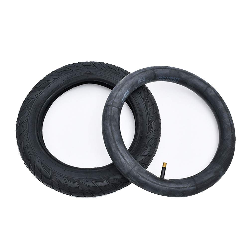 Pneus de Roue de Rechange pour Scooter, pneus de Scooter électrique, antidérapants, résistants à l'usure, pneus intérieurs et extérieurs gonflables, 12 Pouces 12 1/2x21/4, adaptés au Remplacement des