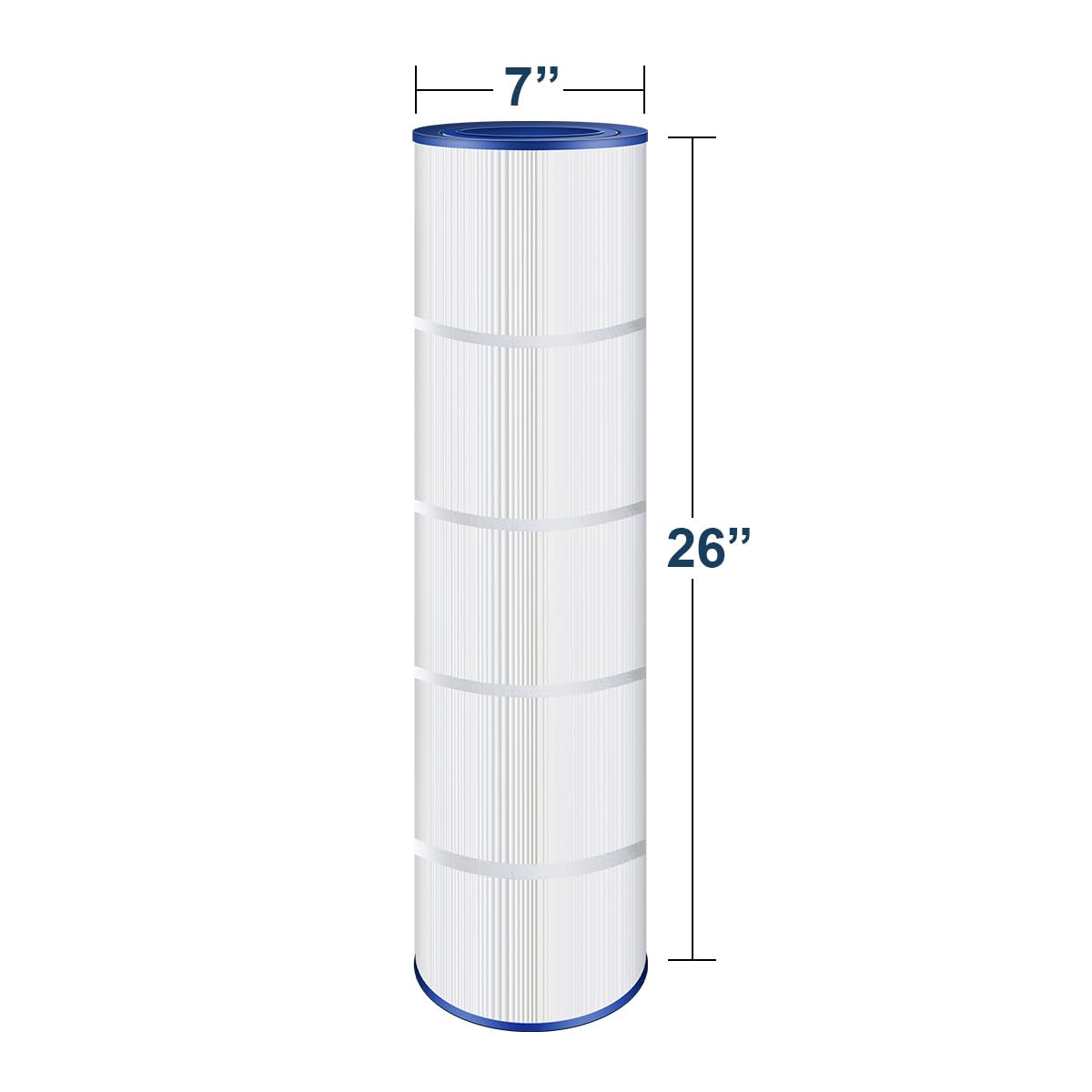 Doule King CCP420 Pool Filter Replacement PCC105-PAK4,Filbur FC-1977, Unicel C-7471,Ultral-A6,105 Sq. Ft Pool Filter Cartridge, 2 Pack