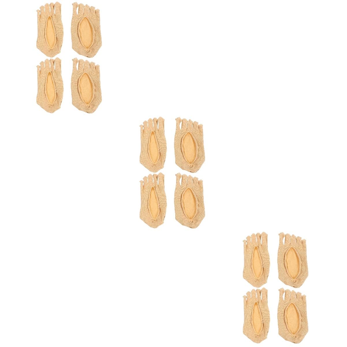 SOIMISS6 Pairs Women's Compression Socks Womens Socks & Hosiery Liner Socks Womens Socks for Women No Show Women Socks 5 Finger Socks Sports Socks Short Distance Sole of Foot Cotton