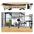 Muzata 13ft Complete Set Cable Railing System 36" Level Drilled Side Mount Post Handrail Kit Tool Accessories One-Stop Service All-in-One DIY Kit Fit 6.5ft-13ft Easy Installation