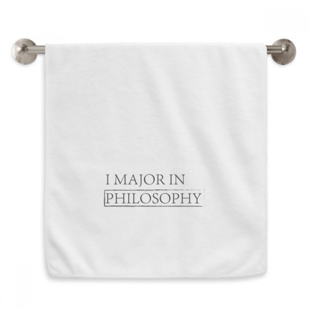 Serviettes moelleuses philosophie blanc 13x29 pouces essuie main coton