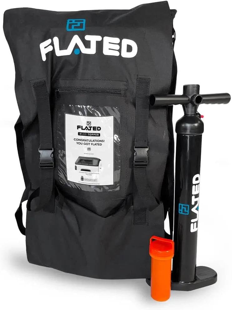 FLATED Air-Topper® Colorado CAP50, an Inflatable Truck Cap Bed Cover for Colorado Mid-Size 5'0" Short Bed in White