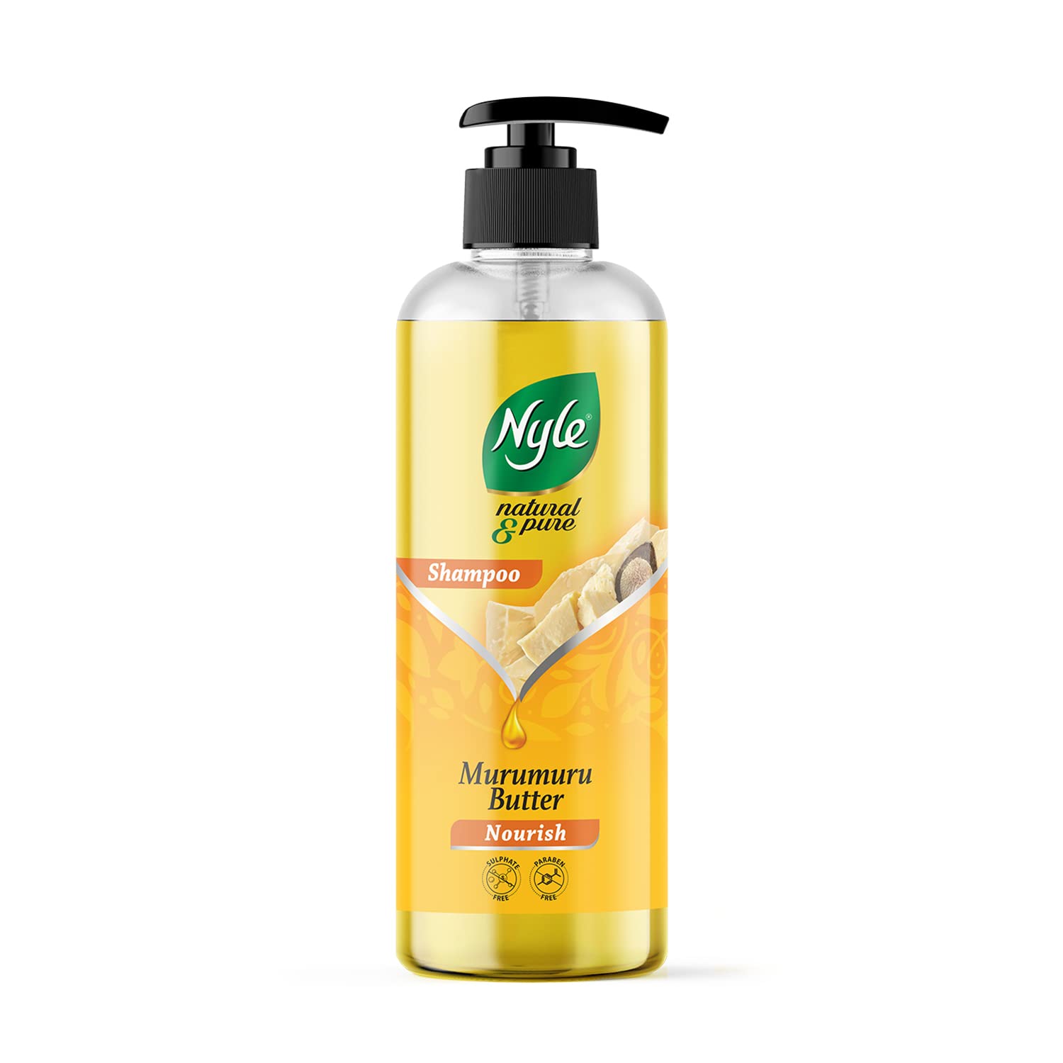 NyleNatural & Pure Shampoo For Nourished Hair, With Goodness Of Murumuru Butter, For Men & Women, No Paraben & No Sulphate 300ml