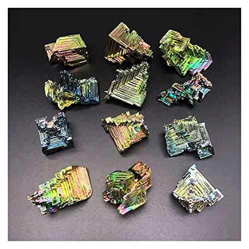 Espécimen mineral de bismuto y cristal natural áspero de 5-10g para coleccionistas 7