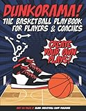  DUNKORAMA! THE BASKETBALL PLAYBOOK: The Basketball Playbook For Players & Coaches  THE BASKETBALL COACH HANDBOOK  Blank Basketball Drills Templates  Create Your Own Plays  140 pages  8.5\" x 11\"